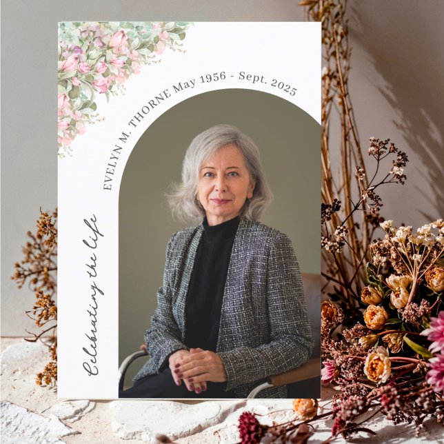 Elegante Aquarellfarben Blume Beerdigung Foto Beil (Von Creator hochgeladen)