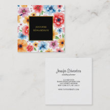 Elegante Aquarellfarben-Blume boho beruflich