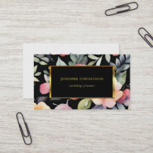 Elegante Aquarellfarben-Blume boho beruflich