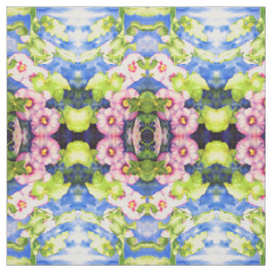 Elegante Aquarellfarben-Blume Stoff