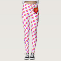 Elegante Aquarellfedern Custom Leggings