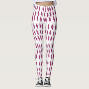 Elegante Aquarellfedern Custom Leggings