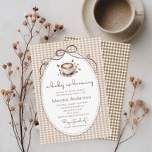 Elegante Aquarellmalerei ein Baby braut Kaffee Mus