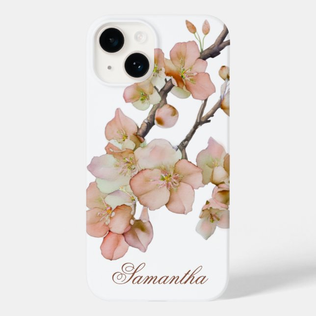 Elegante Aquarellpfeifen Case-Mate iPhone 14 Hülle (Rückseite)