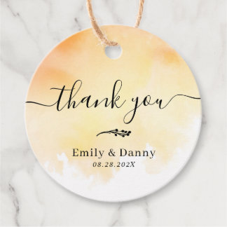 Elegante Aquarelltasche - Begrüßungstasche für die Geschenkanhänger