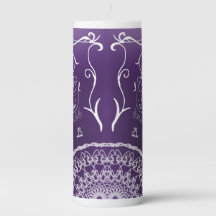 Elegante arabische Kalligraphie-Säulenkanddel