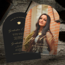 Elegante arch Foto Graduierungsparty