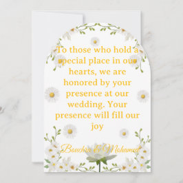 Elegante Arch Wedding Invitation Card Einladung