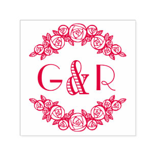 Elegante Arched Rose #6 Runde zwei Permastempel