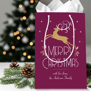 Elegante Art Deco Mittlere Geschenktüte