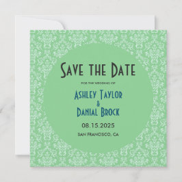 Elegante Art Deco Save The Date