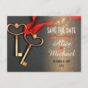 Elegante Art, die Save the Date wedding ist Ankündigungspostkarte