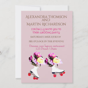 Elegante Art Hochzeit Einladung