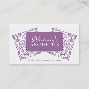 Elegante Ästetiker-Visitenkarte Visitenkarte