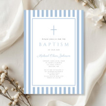 Elegante Baby Blue Jungen Taufe