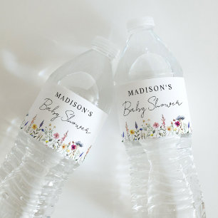 Elegante Baby-Shower mit Wildblumenwiese