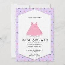 Elegante Babyparty-Einladung