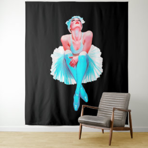 Elegante Ballerina MASI - Museo d'arte della Svizz Wandteppich