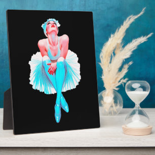 Elegante Ballerina-Wandkunst – Anmutiger Ballettta Fotoplatte