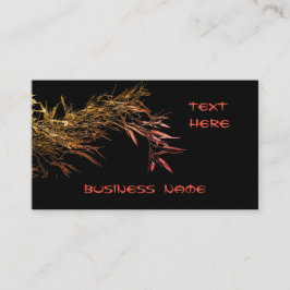 Elegante Bambuskarte Visitenkarte