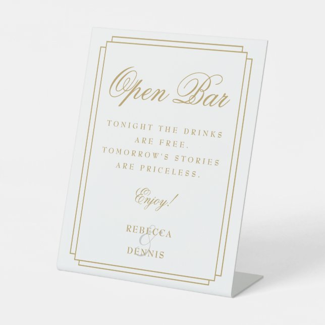 Elegante Bar Settecentesimo Sockelschild (Vorderseite)