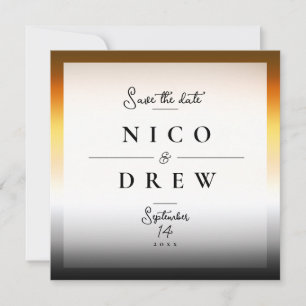 Elegante Bären-Stolz-Hochzeit  Save The Date