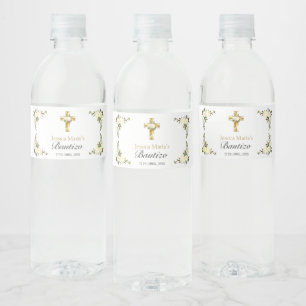 Elegante Bautizo Floral Blanco