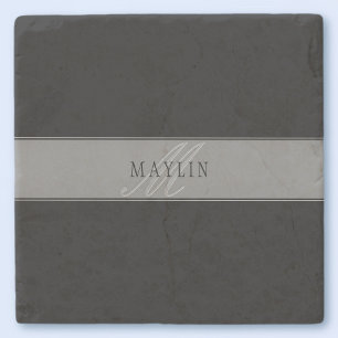 Elegante bearbeitbare Skriptbezeichnung/anderer Te Steinuntersetzer