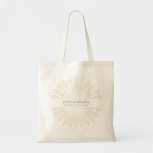 Elegante Beauty Gold Tragetasche