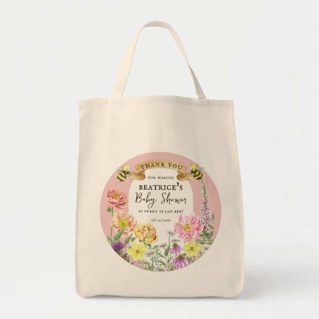 Elegante Bee and Wildblume Baby Duwer Favoriten Tragetasche (Vorne)