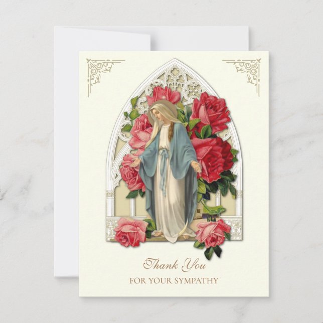 Elegante Beerdigung Beileid Religiöse Dankbarkeit Dankeskarte (Vorderseite)