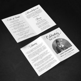 Elegante Beerdigungsfeier Programm