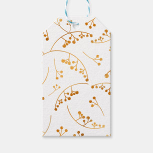 Elegante Beeren mit metallischem Effekt - Geschenk Geschenkanhänger