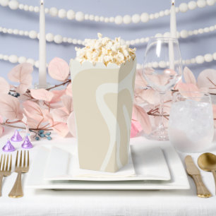 Elegante Beige-Creme-Einfache Organische Muster-Po Geschenkschachtel