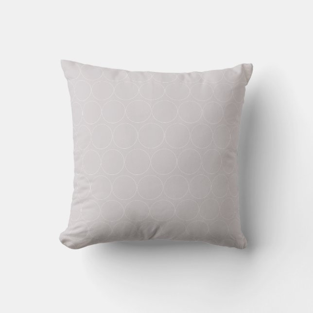 Elegante beige Farbmodische moderne schicke Kissen (Vorderseite)