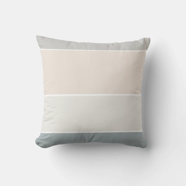 Elegante beige grüne Farbharmonie-modische schicke Kissen (Vorderseite)