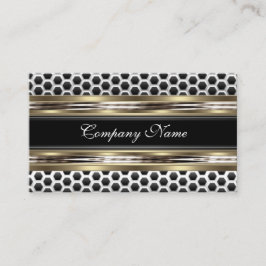 Elegante Beige- und Schwarz-Grau-Visitenkarte Visitenkarte