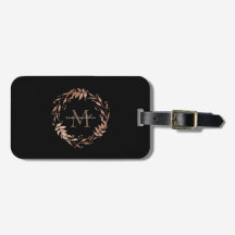 Elegante benutzerdefinierte Chic-Rose Gold Black M