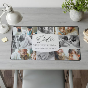 Elegante benutzerdefinierte Fotocollage für den Va Schreibtischunterlage