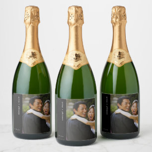 Elegante benutzerdefinierte funkelnde Wein-Hochzei
