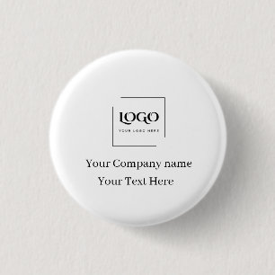 Elegante benutzerdefinierte Logo-Vorlage Button