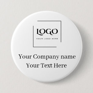 Elegante benutzerdefinierte Logo-Vorlage Button