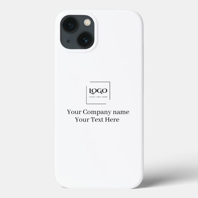 Elegante benutzerdefinierte Logo-Vorlage Case-Mate iPhone Hülle (Rückseite)