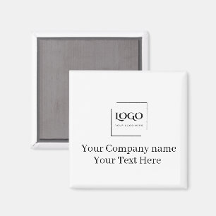 Elegante benutzerdefinierte Logo-Vorlage Magnet