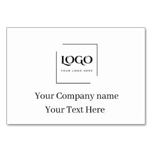 Elegante benutzerdefinierte Logo-Vorlage Tischnummer