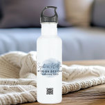 Elegante Berufliche Aquarellzeichnung Edelstahlflasche<br><div class="desc">Mit dieser eleganten und beruflichen Wasserflasche-Vorlage verbessern Sie Ihr Geschäftsbild. Das minimalistische Design strahlt Raffinesse aus und macht einen bleibenden Eindruck. Dieses vollständig anpassbare Design erlaubt es Ihnen, Ihren Namen, Firmennamen, Tagline und QRCode nahtlos hinzuzufügen, um eine perfekte Abstimmung mit Ihrer Markenidentität zu gewährleisten. Klicken Sie auf "Personalisieren", um das...</div>