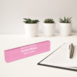 Elegante Berufliche Führungskraft Business Office  Namensplakette