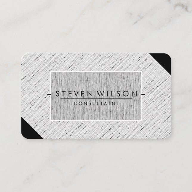 Elegante Berufliche moderne, subtile Schlichte Wäs Visitenkarte (Vorderseite)