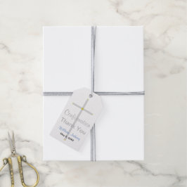 Elegante Bestätigung Danke für Ihr Silver Cross Bl Geschenkanhänger
