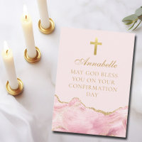 Elegante Bestätigung Gratulation Custom Pink